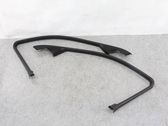 Front door glass trim molding