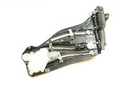 Rear door window regulator with motor