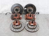 Brake discs and calipers set
