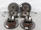 Brake discs and calipers set