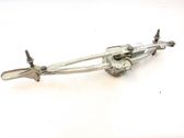 Front wiper linkage and motor