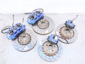 Brake discs and calipers set