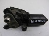 Front wiper linkage and motor