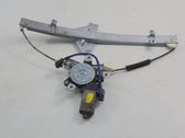 Rear door window regulator with motor