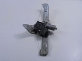 Rear door window regulator with motor