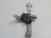 Rear door window regulator with motor