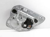Rear door window regulator with motor