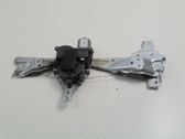 Rear door window regulator with motor