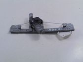 Rear door window regulator with motor