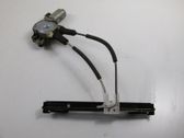 Rear door window regulator with motor