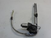 Rear door window regulator with motor