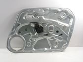Front door window regulator with motor