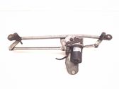 Front wiper linkage and motor