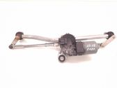 Front wiper linkage and motor