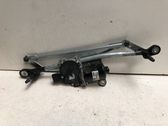 Front wiper linkage and motor