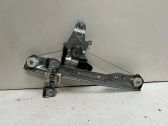 Rear door window regulator with motor
