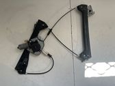 Rear door window regulator with motor