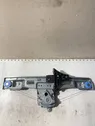 Rear door window regulator with motor