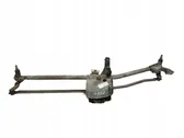 Front wiper linkage and motor