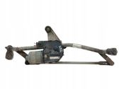 Front wiper linkage and motor