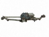 Front wiper linkage and motor