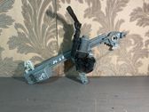 Rear door window regulator with motor