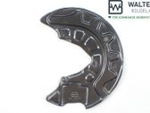 Front brake disc dust cover plate