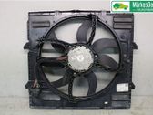 Radiator cooling fan shroud