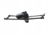 Front wiper linkage and motor
