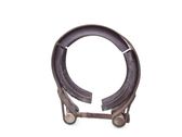 Muffler pipe connector clamp