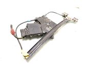 Rear door window regulator with motor