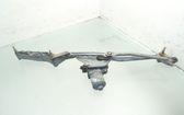 Front wiper linkage and motor