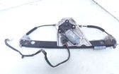 Rear door window regulator with motor