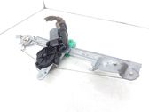 Rear door window regulator with motor