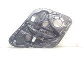 Rear door window regulator with motor