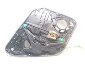 Rear door window regulator with motor