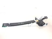 Rear door window regulator with motor