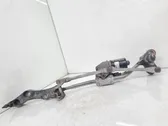 Front wiper linkage and motor