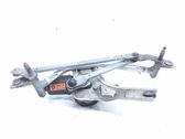Front wiper linkage and motor
