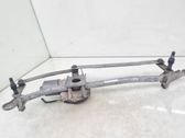 Front wiper linkage and motor