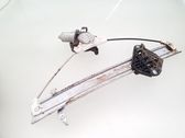Rear door window regulator with motor