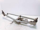 Front wiper linkage and motor