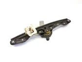 Rear door window regulator with motor