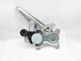 Rear window lifting mechanism without motor