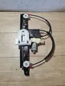 Rear door window regulator with motor