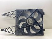 Radiator cooling fan shroud