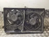 Radiator cooling fan shroud