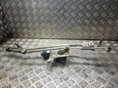 Front wiper linkage and motor