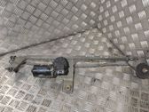 Front wiper linkage and motor