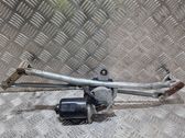 Front wiper linkage and motor